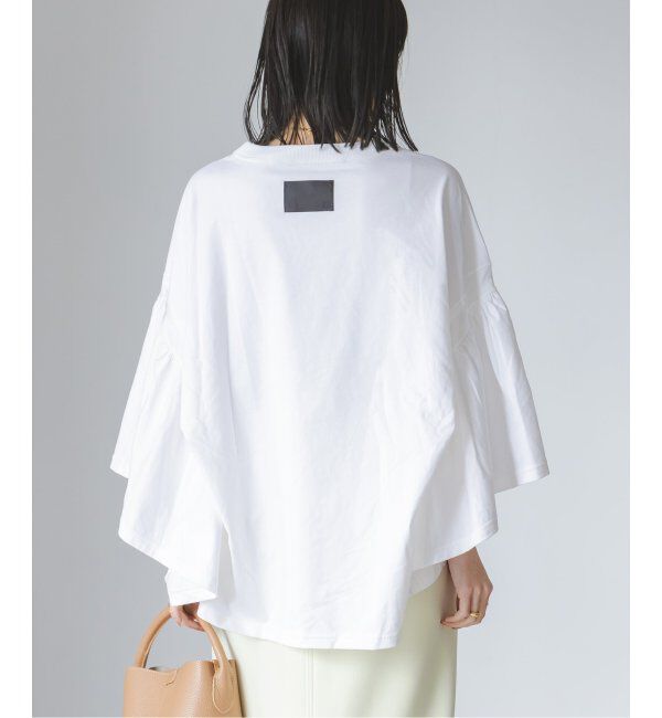 NOBLE「COG THE BIGSMOKE/コグザビッグスモーク LAURA GATHERED SLV TOP」|Tシャツ・カットソー|