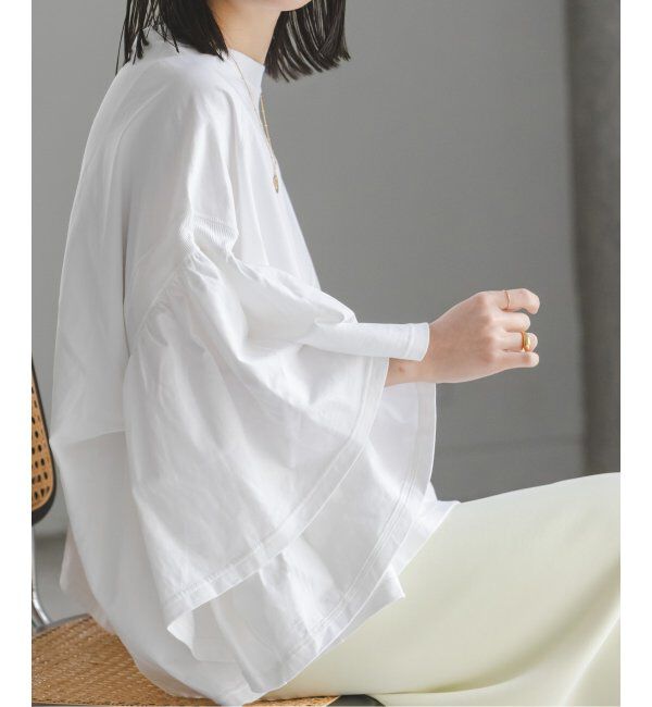 NOBLE「COG THE BIGSMOKE/コグザビッグスモーク LAURA GATHERED SLV TOP」|Tシャツ・カットソー|