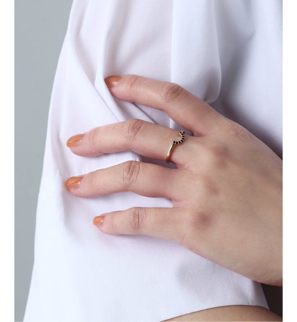 Lilas by Spick&Span「オニキスUリング K10」|リング|