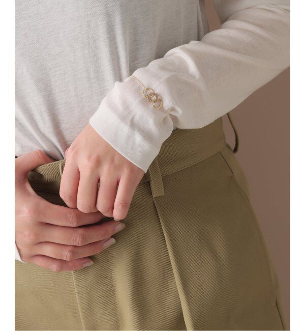 Lilas by Spick&Span「トリオサークルモチーフブレスレット K10」|ブレスレット・バングル|