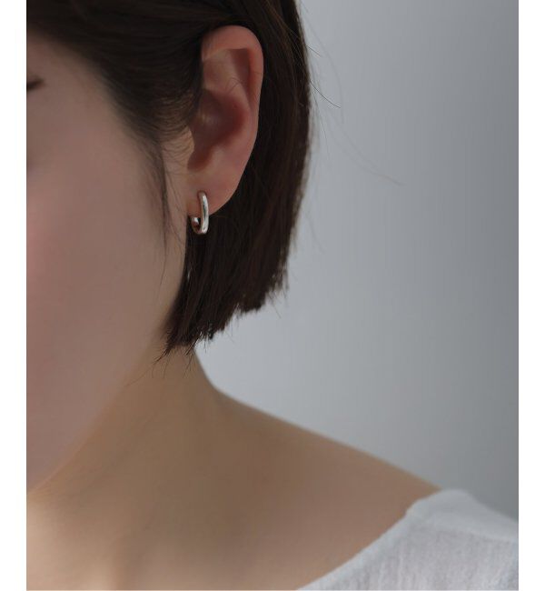 Spick and Span「【SAMH by LILAS】カフイヤリングオーバル SV（片耳）」|イヤーカフ|シルバー