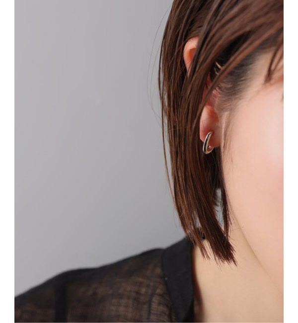 Spick and Span「【SAMH by LILAS】カフイヤリングオーバル SV（片耳）」|イヤーカフ|