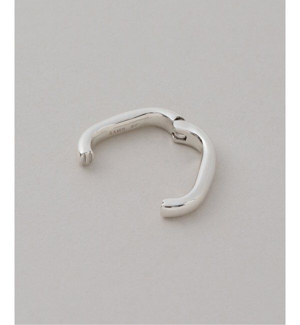 Spick and Span「【SAMH by LILAS】カフイヤリングオーバル SV（片耳）」|イヤーカフ|