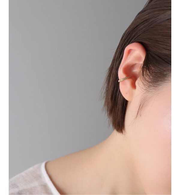 Spick and Span「《WEB限定》【SAMH by LILAS】イヤーカフホワイトトパーズSV（片耳）」|イヤーカフ|