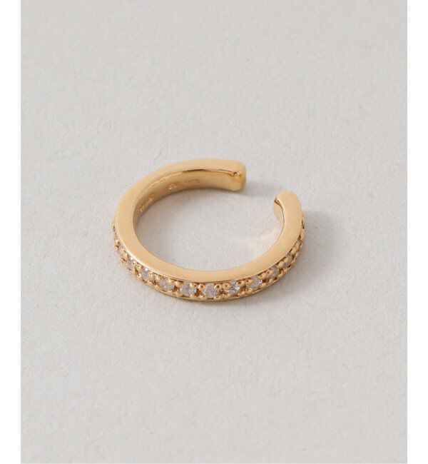 Spick and Span「《WEB限定》【SAMH by LILAS】イヤーカフホワイトトパーズSV（片耳）」|イヤーカフ|