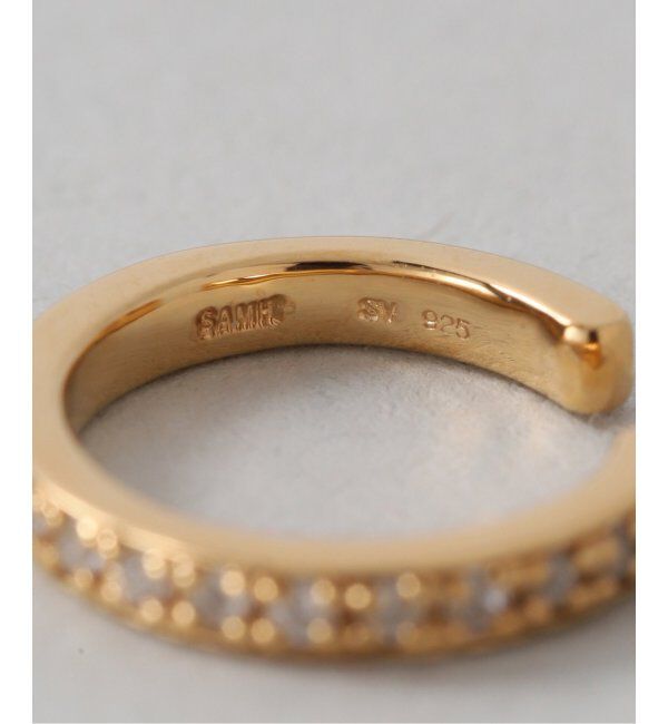 Spick and Span「《WEB限定》【SAMH by LILAS】イヤーカフホワイトトパーズSV（片耳）」|イヤーカフ|