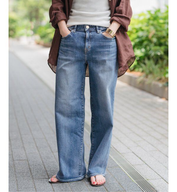 Spick and Span「《追加》RED CARD TOKYO / レッドカード トーキョー 35th Anniversary Wide」|デニム|ブルー A