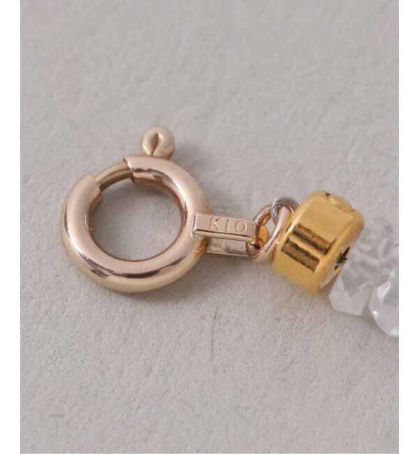 Lilas by Spick&Span「トパーズビーズチェーンモチーフネックレス K10」|ネックレス|