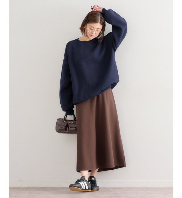 U by SPICK&SPAN「スウェットライクニット」|ニット・セーター|