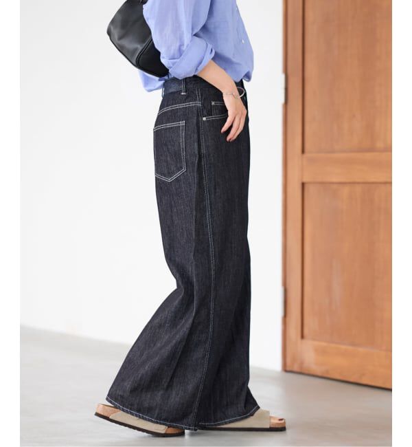 FRAMeWORK「バレルフォルムデニムパンツ」|デニム|