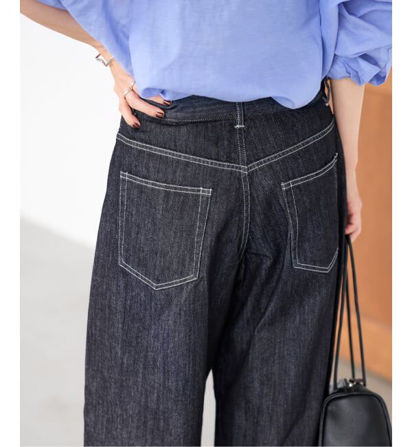 FRAMeWORK「バレルフォルムデニムパンツ」|デニム|