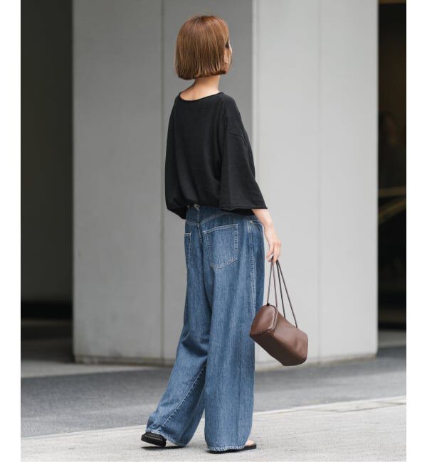 FRAMeWORK「バレルフォルムデニムパンツ」|デニム|