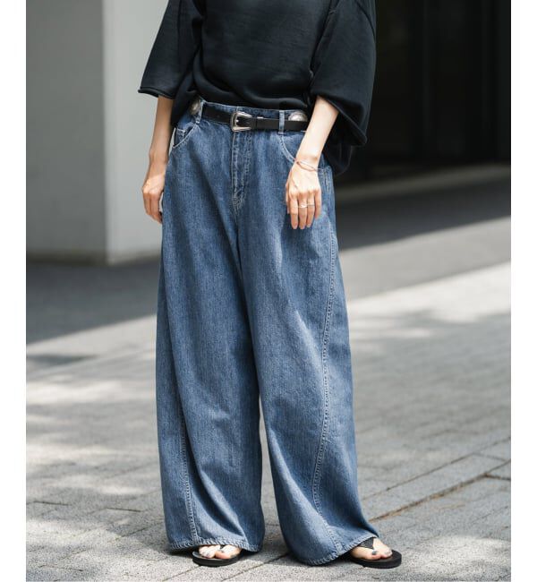 FRAMeWORK「バレルフォルムデニムパンツ」|デニム|