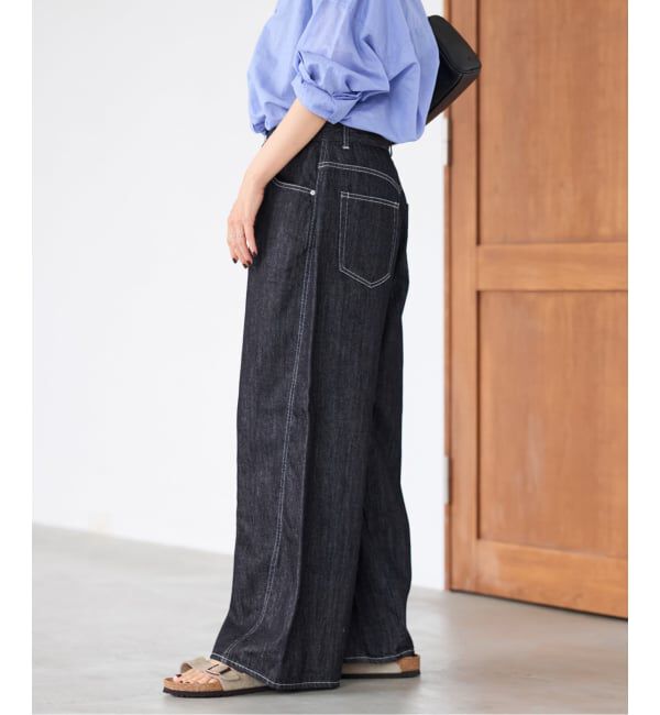 FRAMeWORK「バレルフォルムデニムパンツ」|デニム|