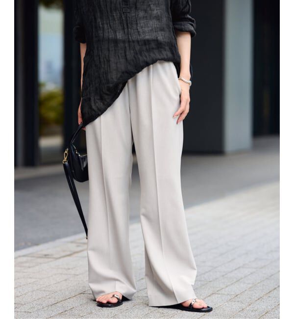 FRAMeWORK「≪追加・洗濯機洗い可能≫ウォッシャブルイージースラックス 3」|スラックス|