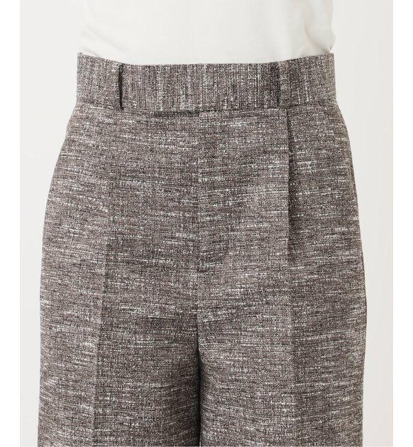 NOBLE「ライトツイードスラックスパンツ」|スラックス|