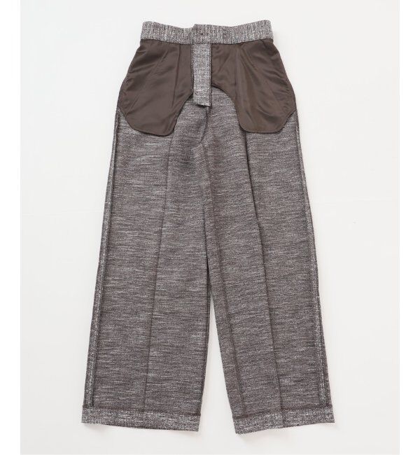 NOBLE「ライトツイードスラックスパンツ」|スラックス|