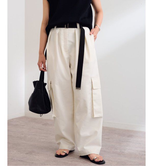 FRAMeWORK「oll*FRAMeWORK ハイウエストカーゴパンツ」|カーゴ|