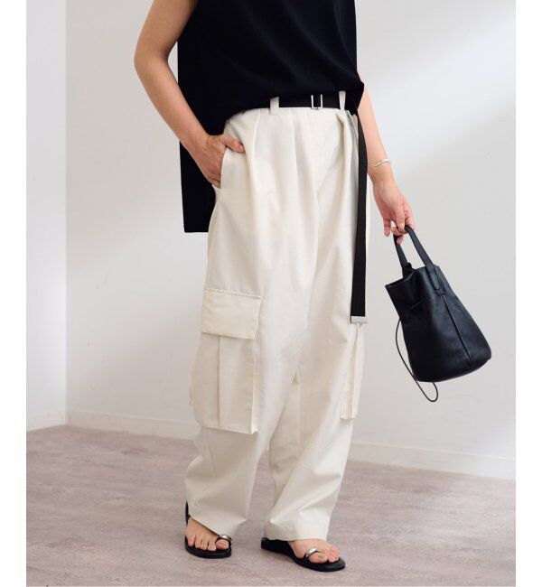 FRAMeWORK「oll*FRAMeWORK ハイウエストカーゴパンツ」|カーゴ|