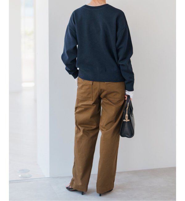 Spick and Span「《追加》ルーズベイカーパンツ」|カーゴ|