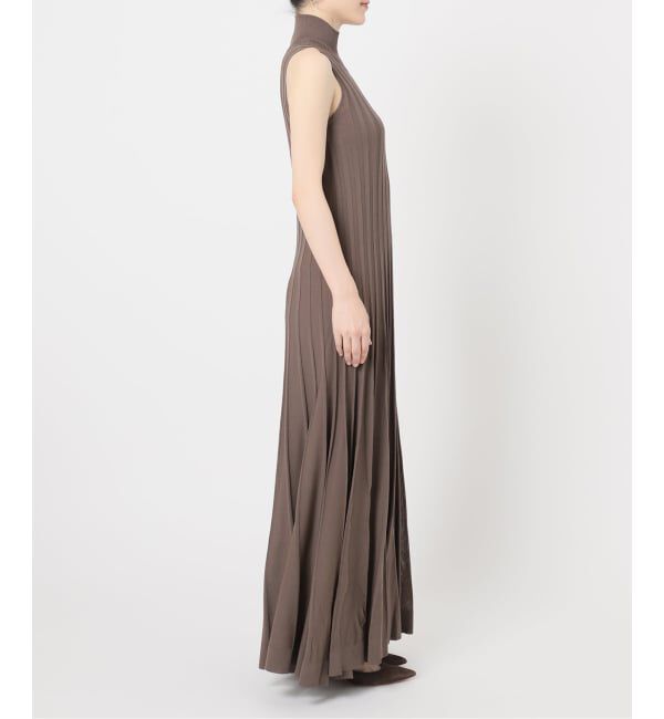 NOBLE「【NOBLE&times;L'AUBE BLANC】シアーワイドリブニットワンピース」|ワンピース|