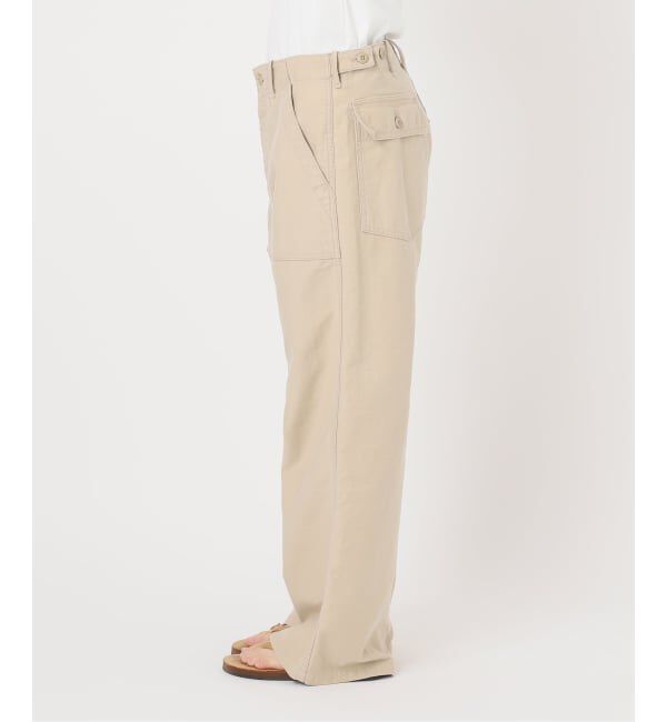 FRAMeWORK「≪一部カラーWEB限定≫ミリタリースラブバックサテンベイカーパンツ」|カーゴ|