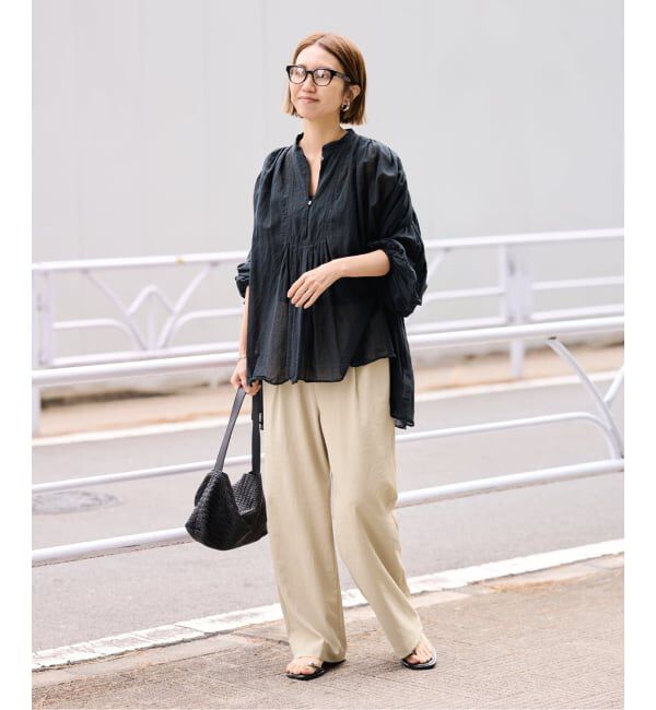 FRAMeWORK「≪追加≫ 手洗い可 / ポリエステルツイルリラックスパンツ」|その他|