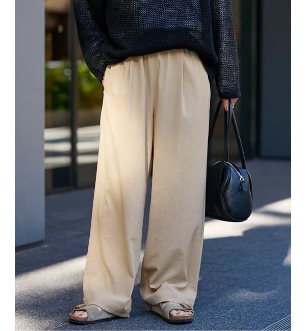 FRAMeWORK「≪追加≫ 手洗い可 / ポリエステルツイルリラックスパンツ」|その他|