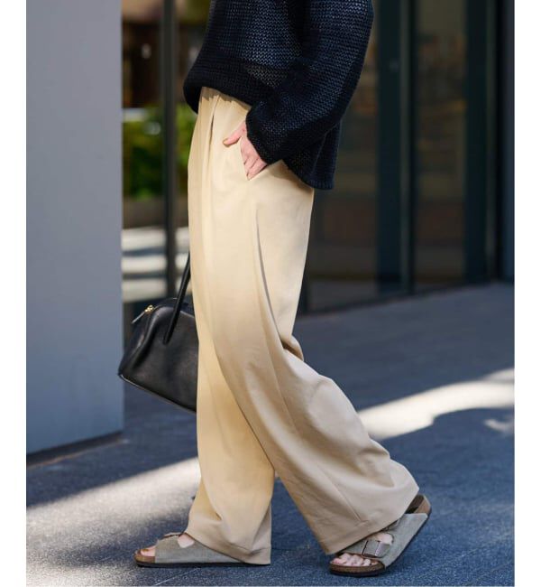 FRAMeWORK「≪追加≫ 手洗い可 / ポリエステルツイルリラックスパンツ」|その他|