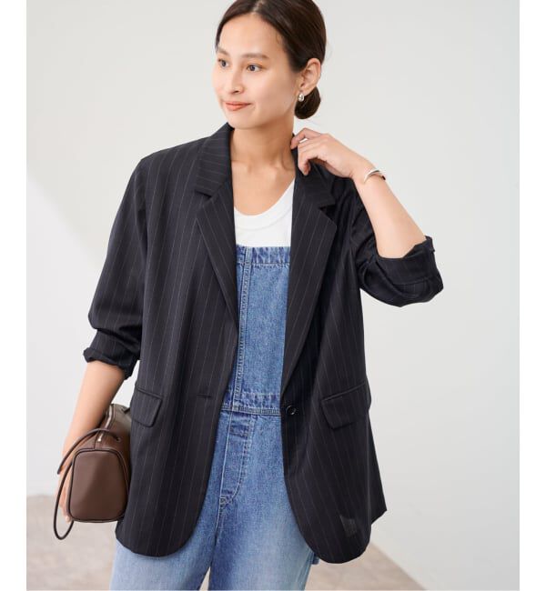 FRAMeWORK「TWトリアセトロピカルシアージャケット」|テーラードジャケット|