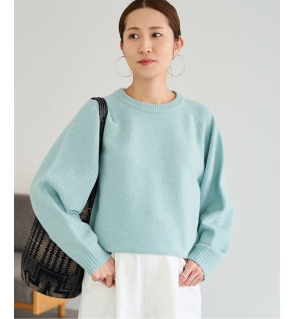 FRAMeWORK「AQUA クルーネックプルオーバー」|ニット・セーター|