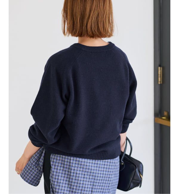 FRAMeWORK「AQUA クルーネックプルオーバー」|ニット・セーター|