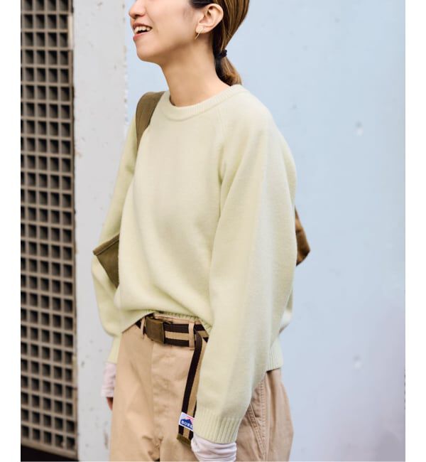 FRAMeWORK「AQUA クルーネックプルオーバー」|ニット・セーター|