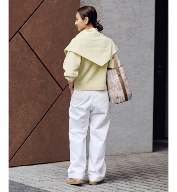 FRAMeWORK「AQUA クルーネックプルオーバー」|ニット・セーター|