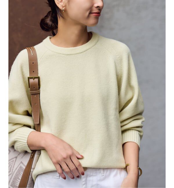 FRAMeWORK「AQUA クルーネックプルオーバー」|ニット・セーター|