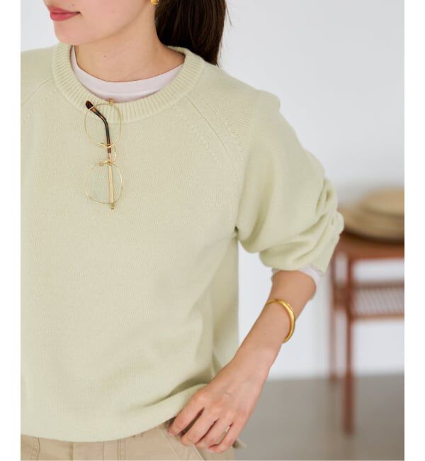 FRAMeWORK「AQUA クルーネックプルオーバー」|ニット・セーター|