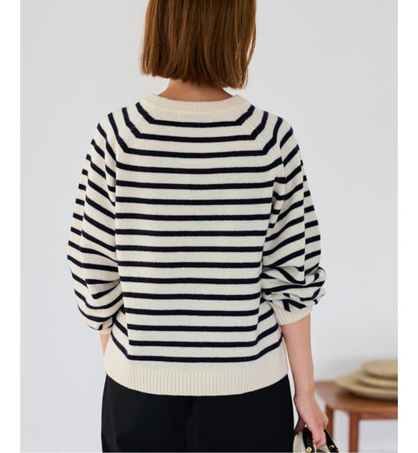 FRAMeWORK「AQUA クルーネックプルオーバー」|ニット・セーター|