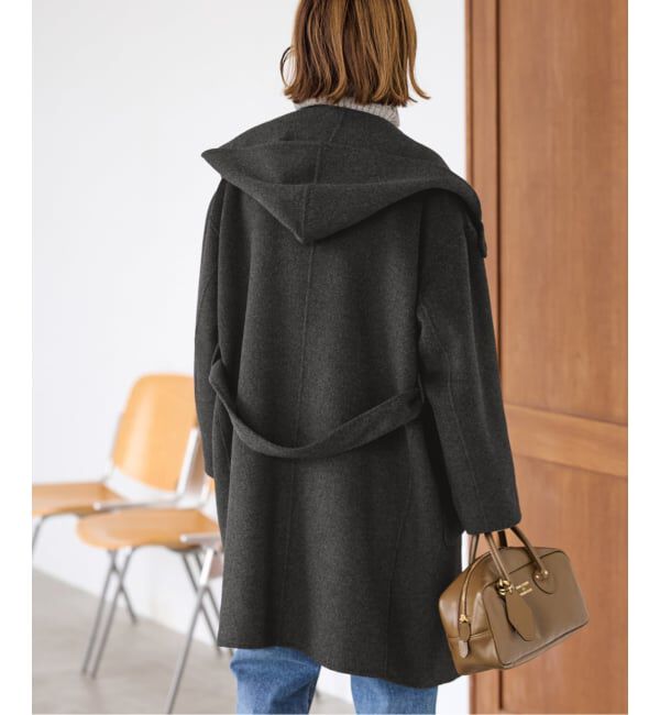 FRAMeWORK「SUPER160'sフーディショートコート」|その他|