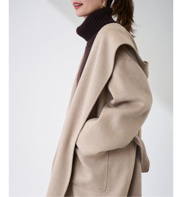 FRAMeWORK「SUPER160'sフーディショートコート」|その他|