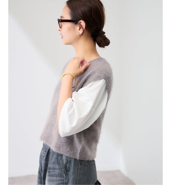 FRAMeWORK「enrica/エンリカ カシミヤシャギーベスト」|ベスト・ジレ|