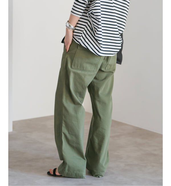 Spick and Span「《追加2》ルーズベイカーパンツ」|カーゴ|