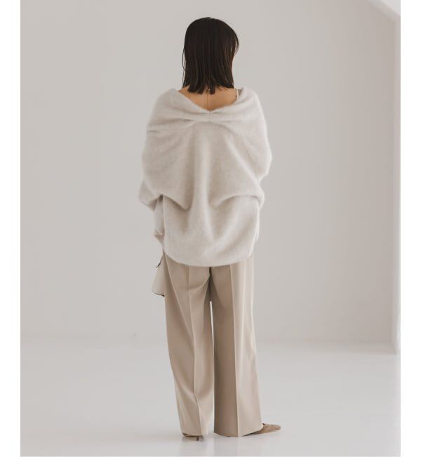 NOBLE「《追加・セットアップ対応》フローツイルスラックスパンツ」|スラックス|