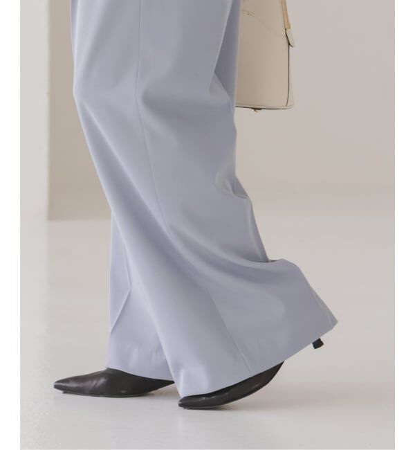 NOBLE「《追加・セットアップ対応》フローツイルスラックスパンツ」|スラックス|