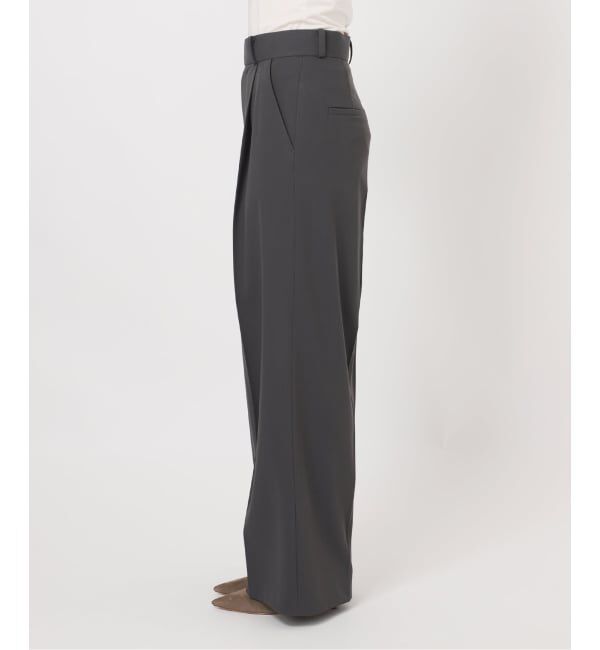 NOBLE「《追加・セットアップ対応》フローツイルスラックスパンツ」|スラックス|