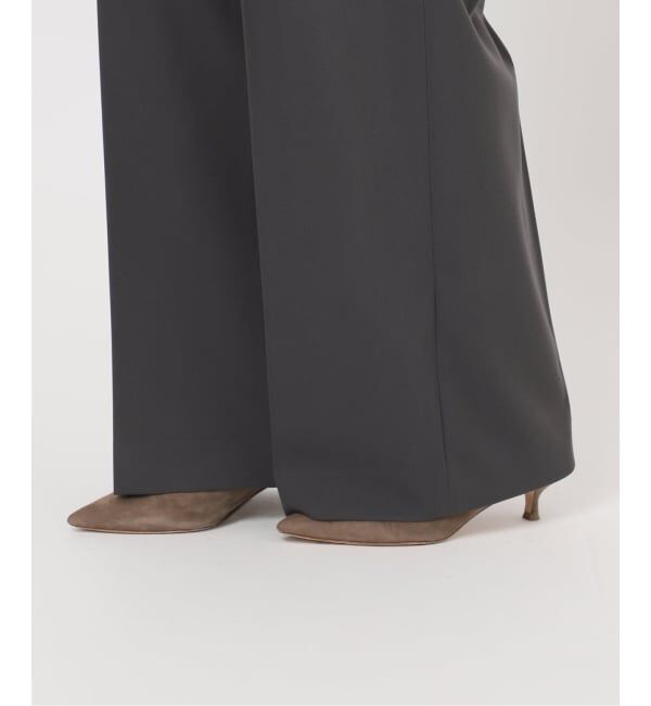 NOBLE「《追加・セットアップ対応》フローツイルスラックスパンツ」|スラックス|