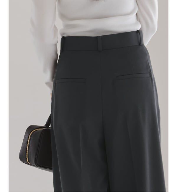 NOBLE「《追加・セットアップ対応》フローツイルスラックスパンツ」|スラックス|