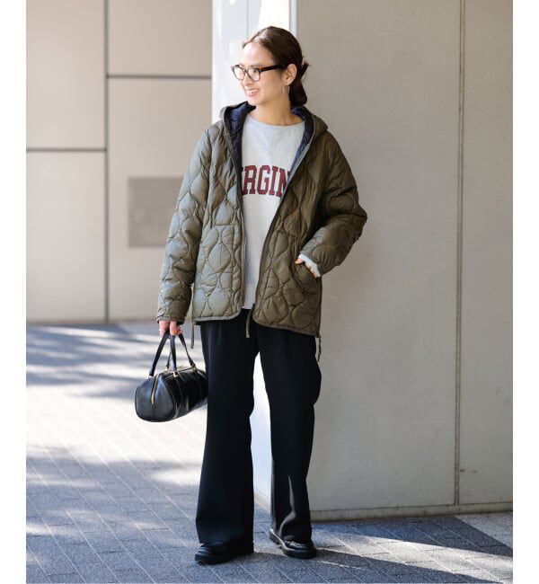 FRAMeWORK「Champion 別注リバースウィーブ ロゴスウェットポケットプルオーバー」|スウェット・ジャージ|