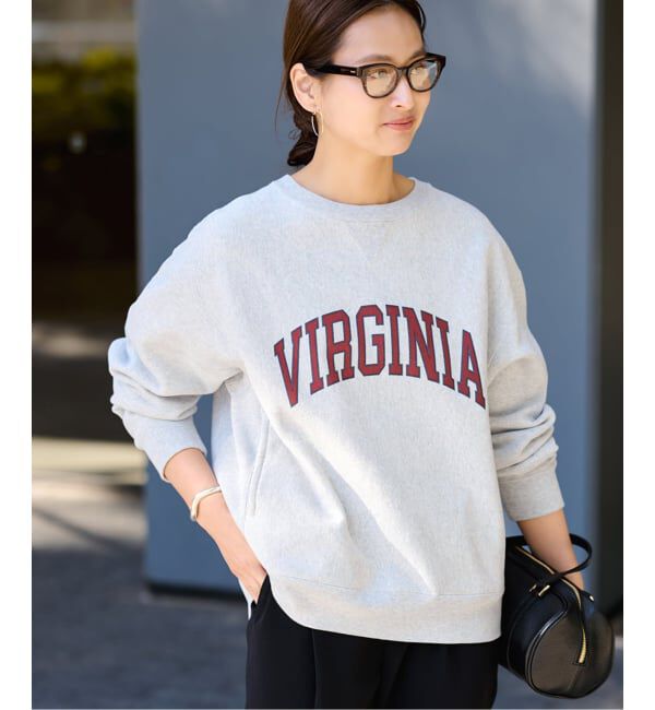 FRAMeWORK「Champion 別注リバースウィーブ ロゴスウェットポケットプルオーバー」|スウェット・ジャージ|