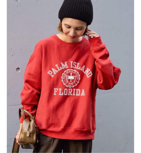 FRAMeWORK「Champion 別注リバースウィーブ ロゴスウェットポケットプルオーバー」|スウェット・ジャージ|