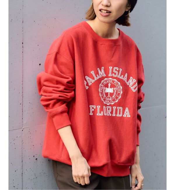 FRAMeWORK「Champion 別注リバースウィーブ ロゴスウェットポケットプルオーバー」|スウェット・ジャージ|